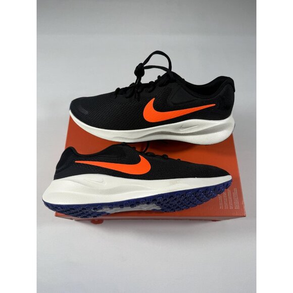 New Nike Revolution 7 Shoes Mens Size 11 Black Orange Running Comfort FB2207 008 - Picture 3 of 10